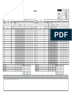 Boletim de Jogo - Minis de 5