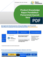 Materi 2. Product Knowledge Rapor Pendidikan Daerah - Not Yet Revised