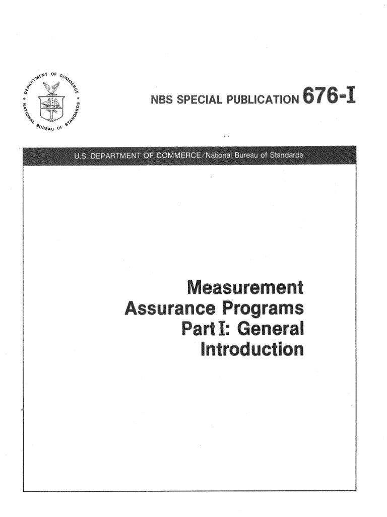 Measurement Assurance Programs Overview | PDF | Measurement | Calibration
