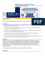 Atividade 2 - Processos de Fabricação Mecânica e Metrologia - 53-2023