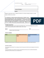 Tropisms Ia Cover Sheet and Self-Assessment (Electronic Student Form)