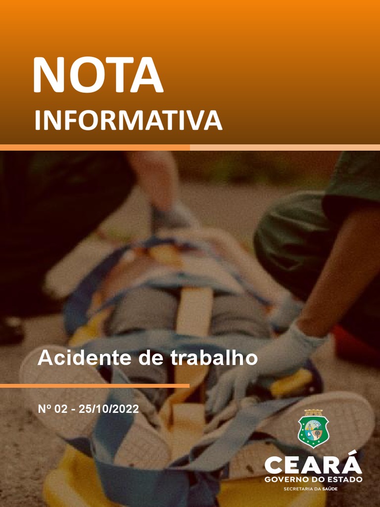 Nota Informativa Acidente de Trabalho - PPTX 2 | PDF