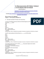Macroeconomics 6th Edition Hubbard Test Bank Download