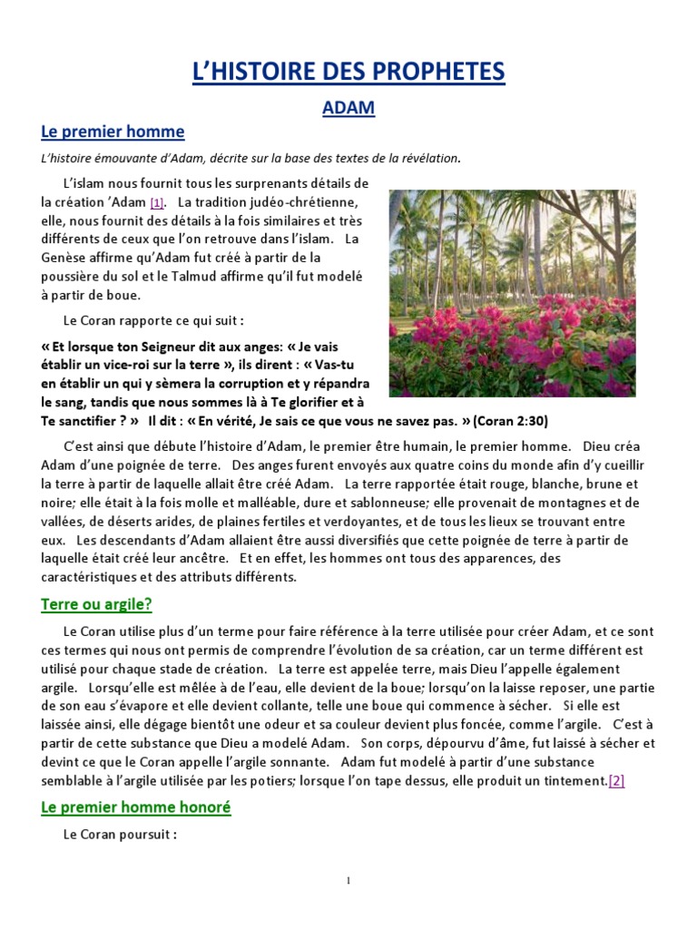 L Histoire Des Prophetes 3 PDF
