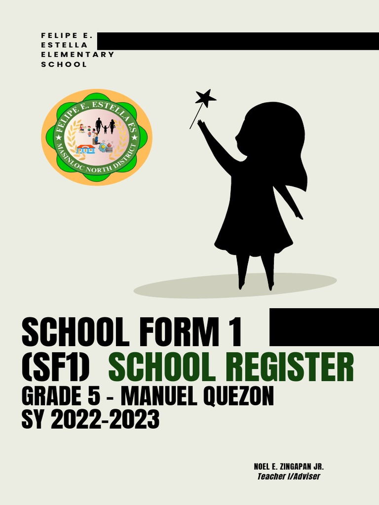 School Forms Cover Page 5 Quezon | PDF
