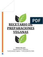 Recetario de Preparaciones Veganas