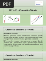 Cinemática AULA 03