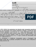 4.equação de Torricelli