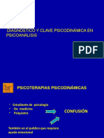 Diagnostico y Clave en Psicoanalisis.