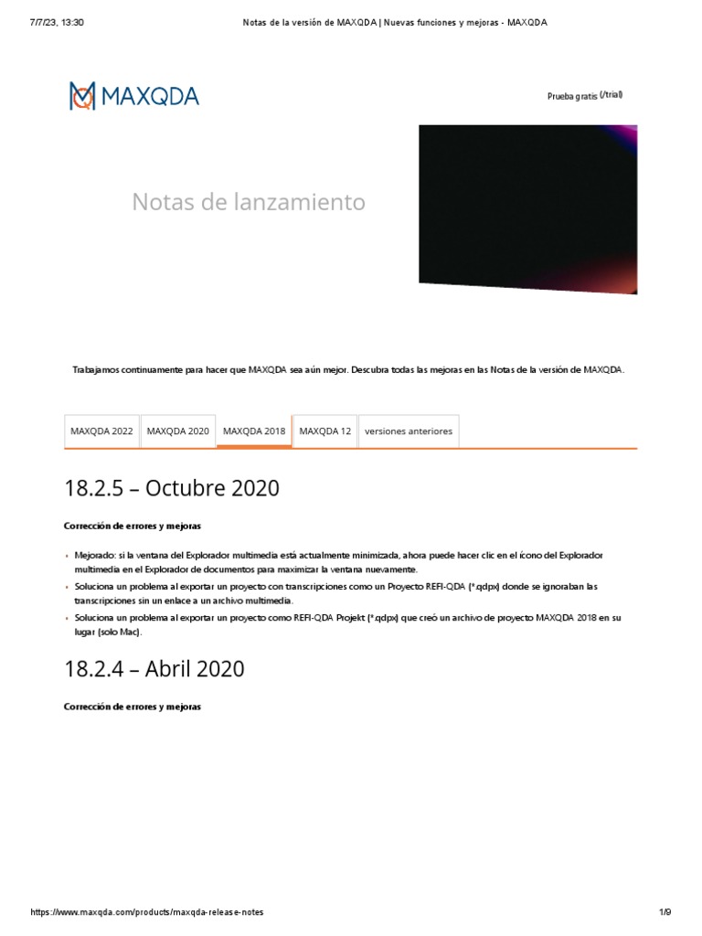 Notas de la versi n de maxqda 2018 nuevas funciones y mejoras