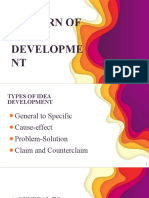 Patterns of Idea Development