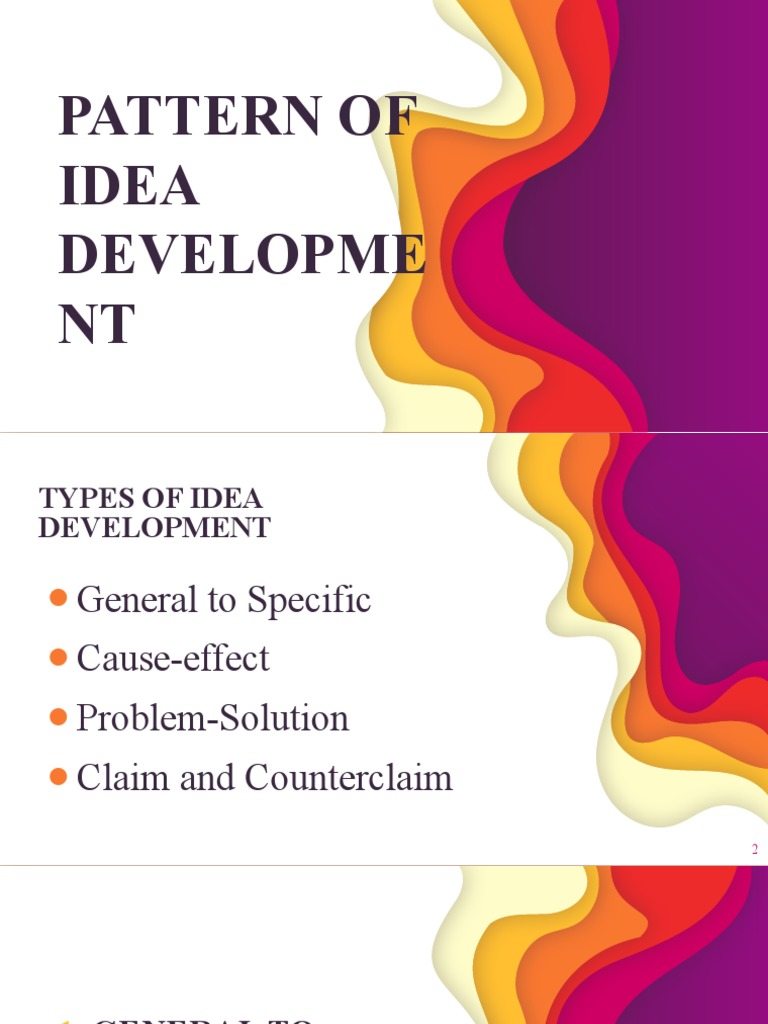 Patterns of Idea Development PDF Reason Essays