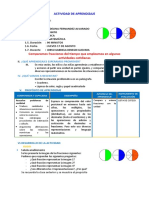 JUEVES17 - SESION MAT. Comparamos Fracciones Del Tiempo Que Empleamos en Algunas Actividades Cotidianas