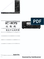 Icom Ic-R75 Manual