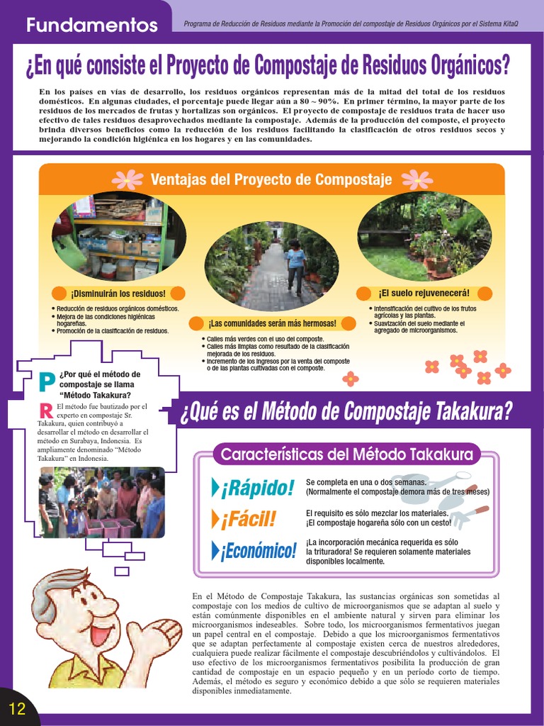 Composting Spanish PDF Compost Fermentación