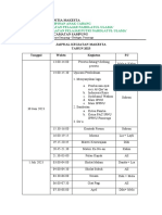 Jadwal Kegiatan Makesta