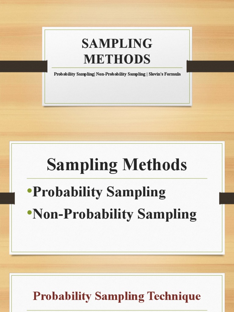 2 Sampling Methods PDF