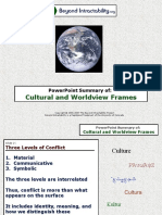Cultural and Worldview Frames