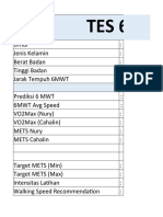 Kalkulator VO2MAX FitCamp Yayasan Berlian