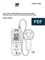 Extech Thermo-Anemometer wIR Thermometer HD300-Manual