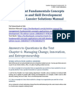 Management Fundamentals Concepts Applications and Skill Development 7th Edition Lussier Solutions Manual Download