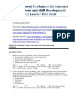Management Fundamentals Concepts Applications and Skill Development 7th Edition Lussier Test Bank Download