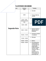 Planner Diário 08 02 2022