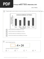 Primer Ensayo Simce 4 Basico Matematica 2023 5419813