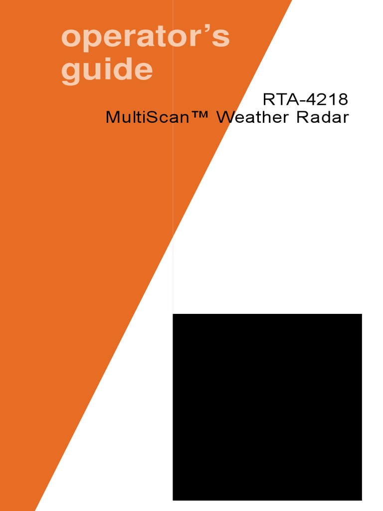 Challenger 650 Multiscan Weather Radar Operators Guide (Entertainment ...