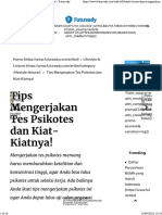 Tips Mengerjakan Tes Psikotes Dan Kiat-Kiatnya! - Futuready