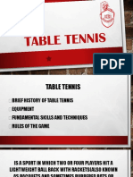 PE 103 Table Tennis