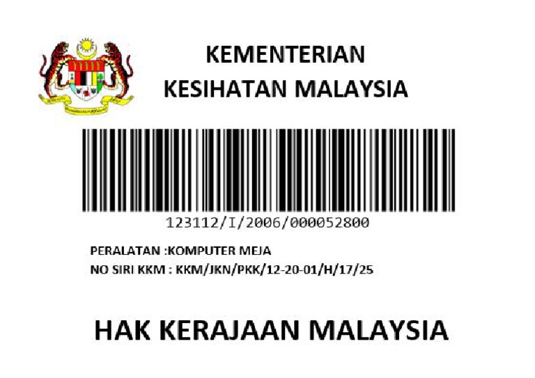 Tagging KKM Dekstop Counter | PDF