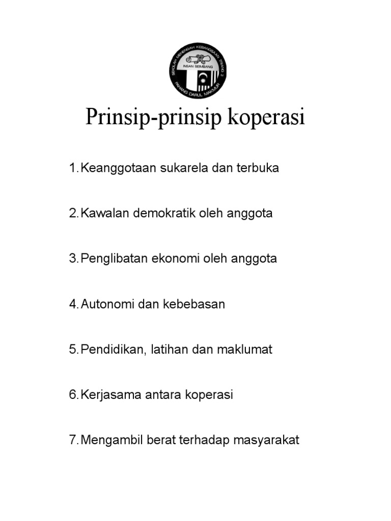 Prinsip Prinsip Koperasi Pdf
