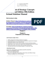 Management of Strategy Concepts International Edition 10th Edition Ireland Solutions Manual Download