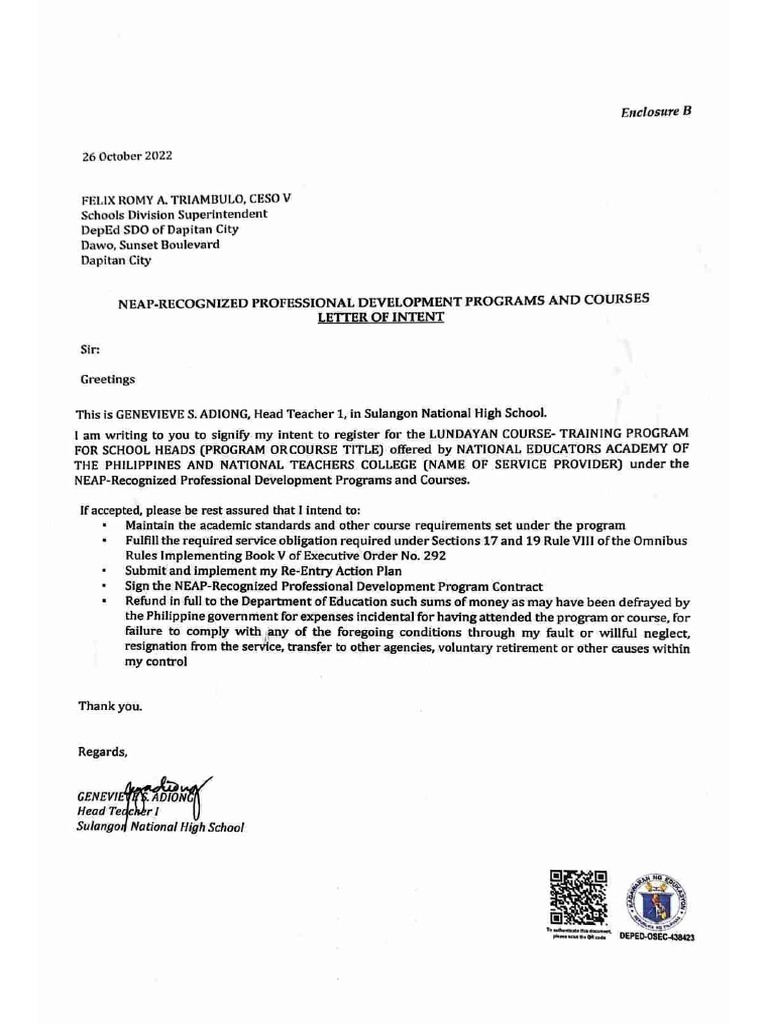 Document LOI | PDF
