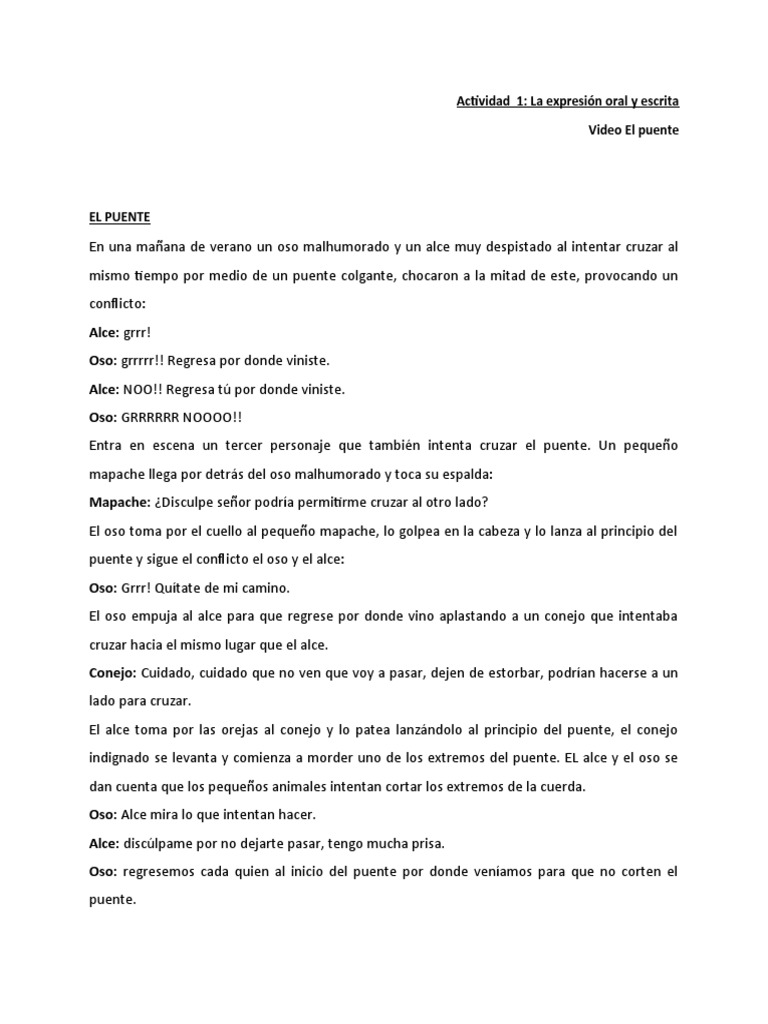El Puente | PDF
