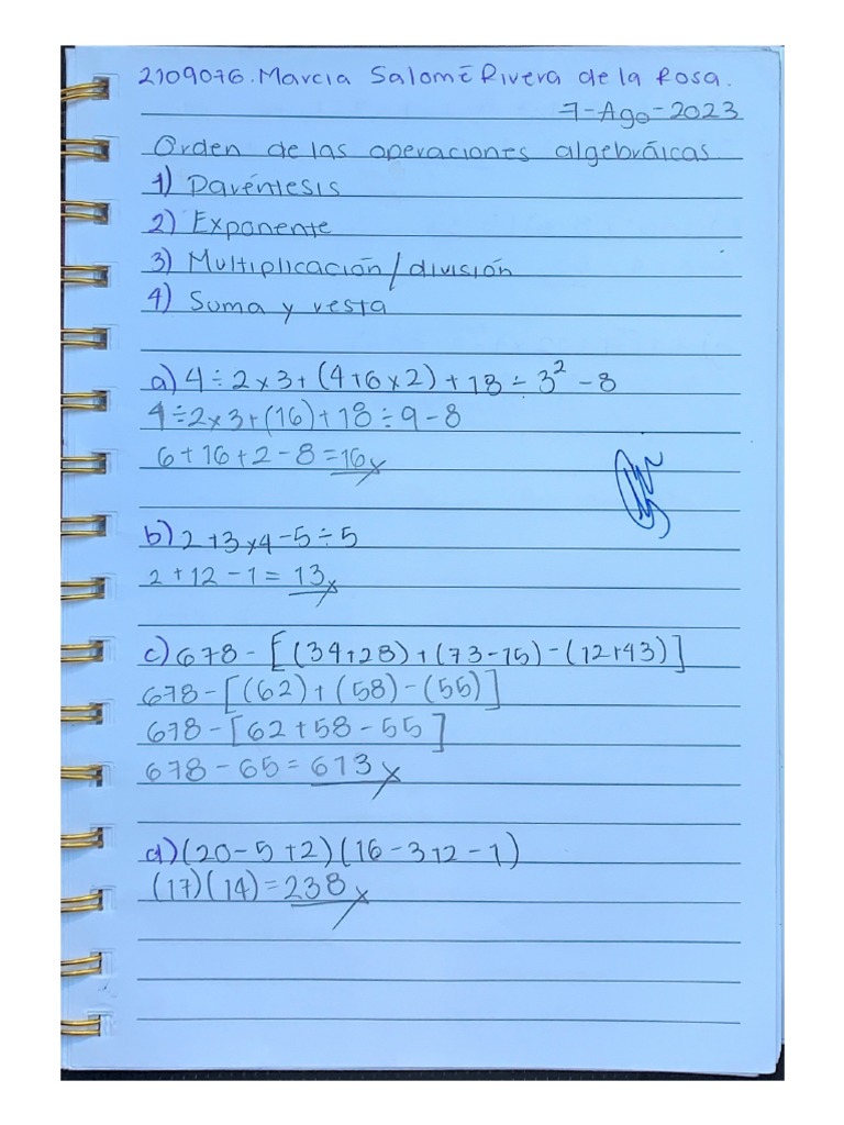2) Exponente | PDF