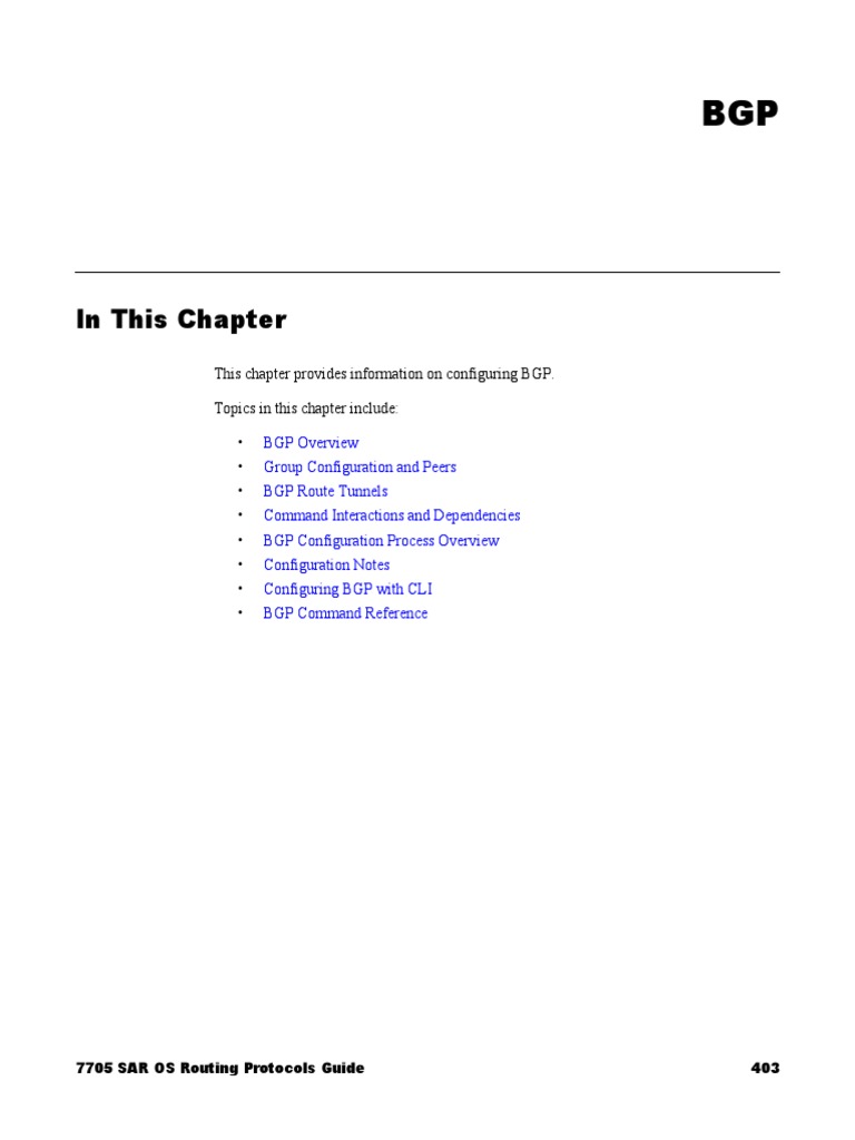 6 BGP | PDF