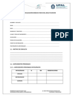 Ficha de Evaluación Kinésico