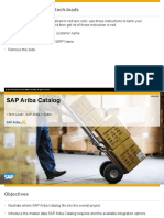 Procurement - SAP Ariba Catalog (APC) Tech Overview
