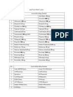 Daftar Obat Lasa Look Dan Sound