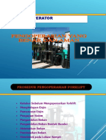 PENGOPERASIAN FORKLIFT 15 TON