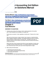 Managerial Accounting 3rd Edition Whitecotton Solutions Manual Download