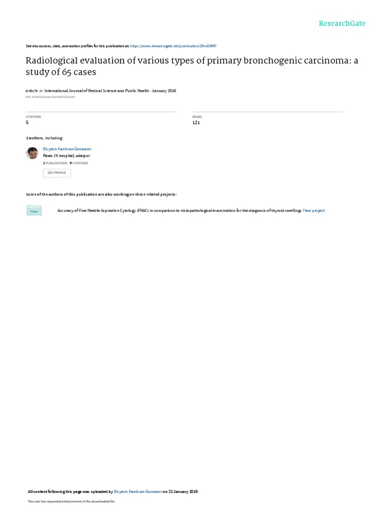 11.2 AP Radiological Evaluation of Various Types of Primar PDF Lung