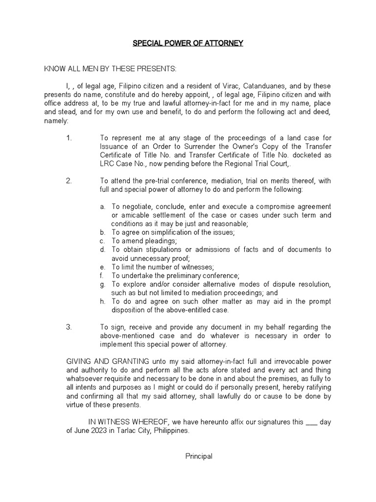 Spa To Attend HearingFormat PDF