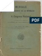 Mensaje Cecilio Baez 1906  - República del Paraguay - PortalGuarani