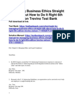 Managing Business Ethics Straight Talk About How To Do It Right 6th Edition Trevino Test Bank Download