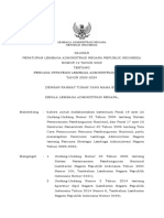 Salinan Peraturan Lembaga Administrasi Negara Nomor 12 Tahun 2020 Tentang Rencana Strategis Lembaga Administrasi Negara Tahun 2020-2024