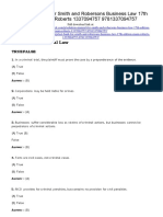 Smith and Robersons Business Law 17th Edition Mann Test Bank 1