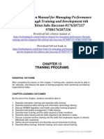 Managing Performance Through Training and Development 6th Edition Saks Solutions Manual Download